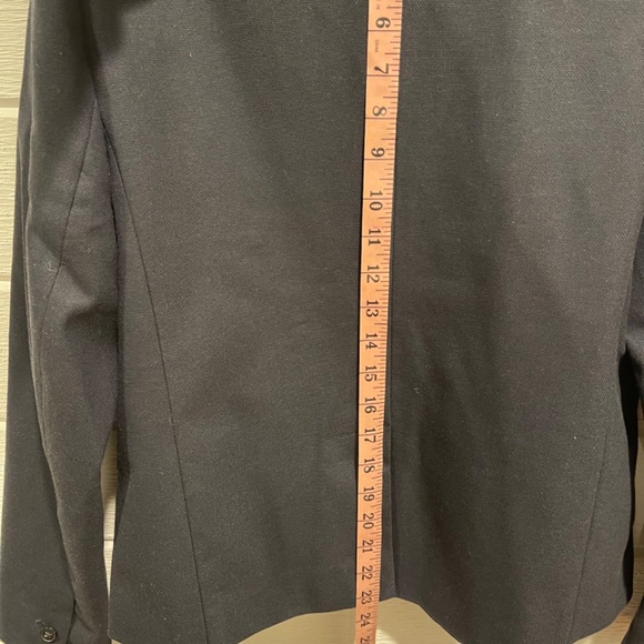 Linen Blazer - Gap Dark Blue Blazer Jacket - Picture 4 of 9